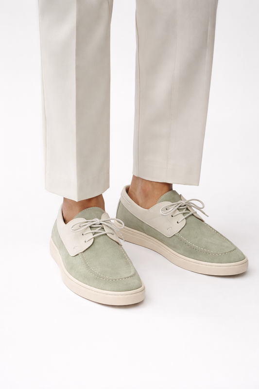 Suede Lace-Up Summer Shoe