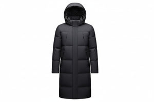 HELSINKI LONGLINE — Premium Duck Down Parka with Detachable Hood
