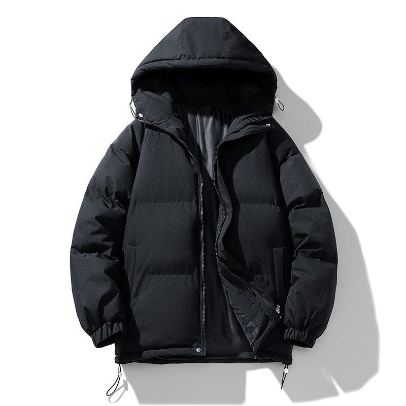 OSLO PUFFER — Oversized Hooded Down Jacket with Elastic Cuffs