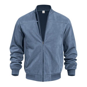 DUBLIN SUEDE — Zip-Up Suede Casual Jacket