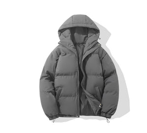 OSLO PUFFER — Oversized Hooded Down Jacket with Elastic Cuffs