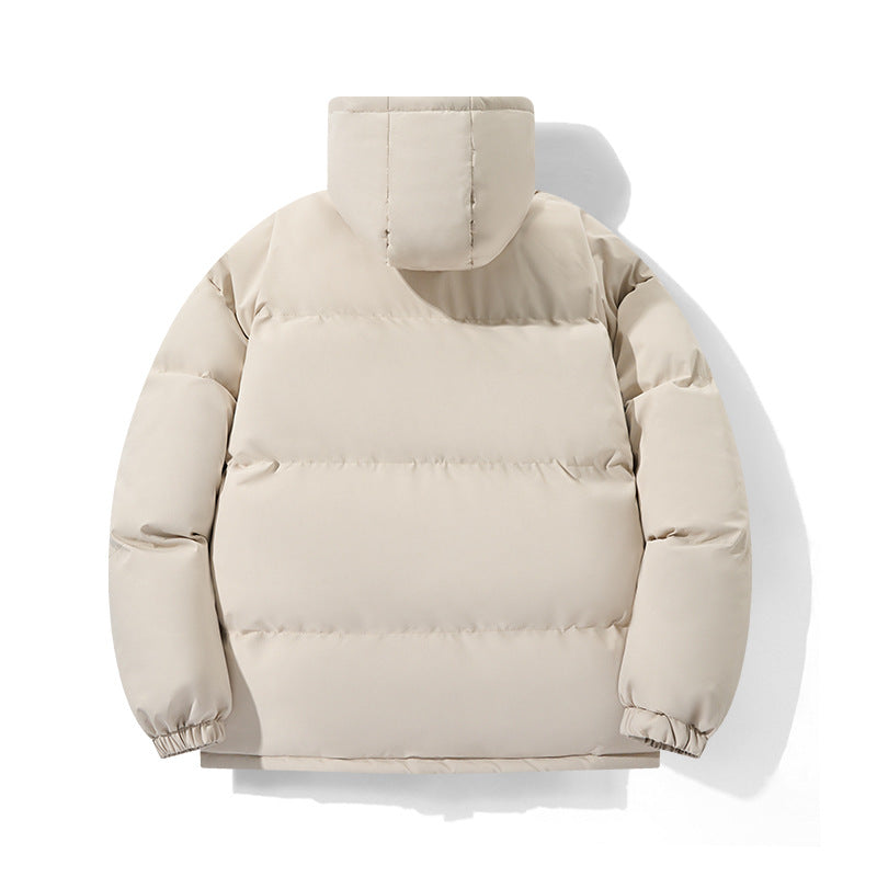 REYKJAVIK PUFFER — Oversized Hooded Down Jacket with Ribbed Cuffs