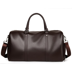 VIENNA DUFFLE — Leather-Look Travel Bag