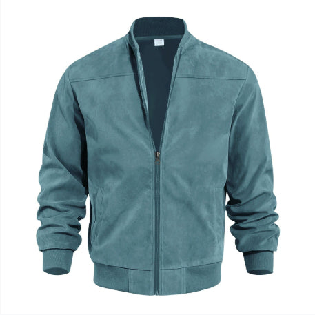 DUBLIN SUEDE — Zip-Up Suede Casual Jacket