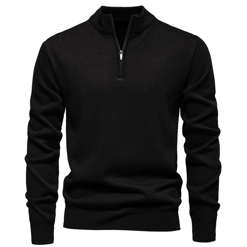 Half-Zip Knit Jumper