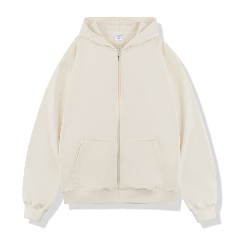 PORTLAND ZIP HOODIE — Heavyweight Terry Full-Zip Hoodie with Oversized Fit