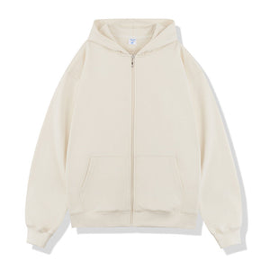 PORTLAND ZIP HOODIE — Heavyweight Terry Full-Zip Hoodie with Oversized Fit