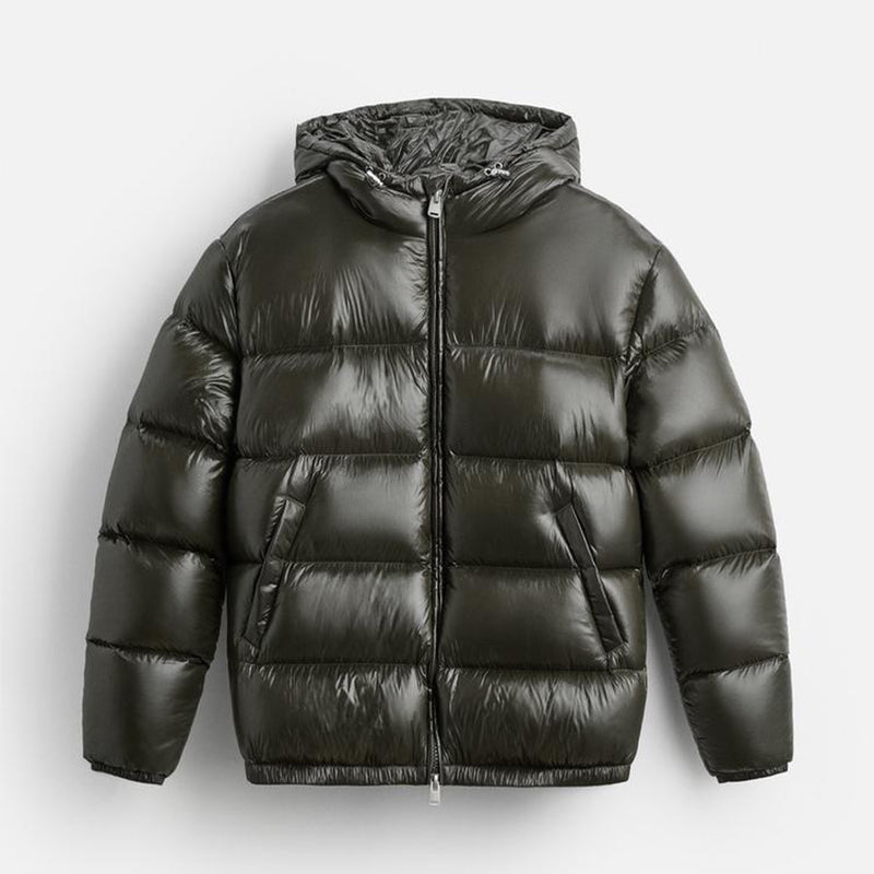 DALLAS VEST — Oversized Hooded Puffer Vest with Quilted Construction