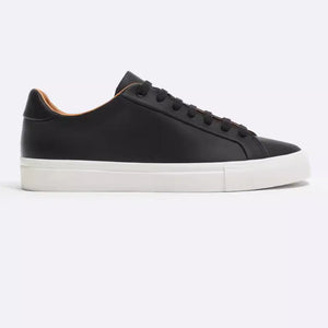 COPENHAGEN COURT — Premium Leather Low-Top Sneaker with Contrast Sole