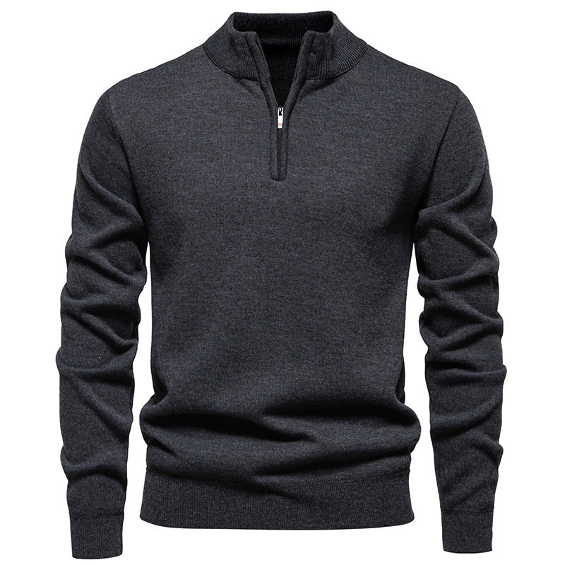 Half-Zip Knit Jumper