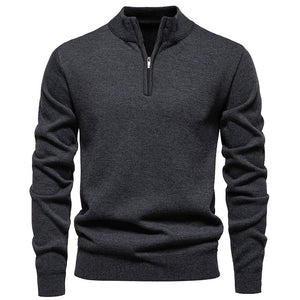 Half-Zip Knit Jumper