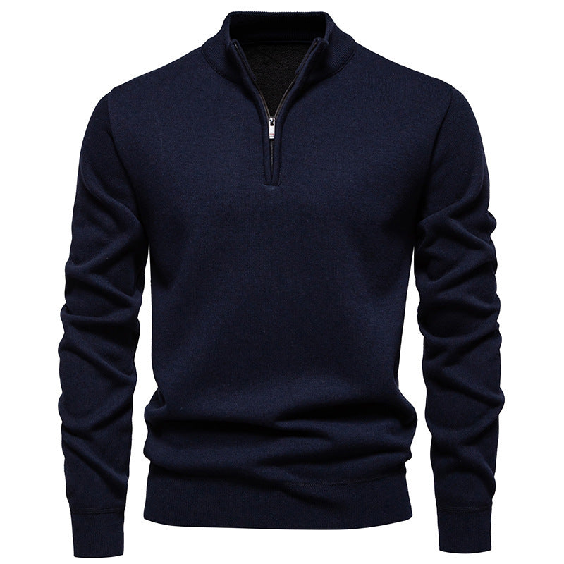 Half-Zip Knit Jumper