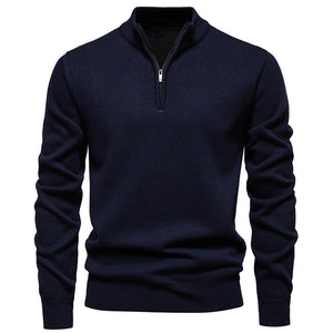 Half-Zip Knit Jumper