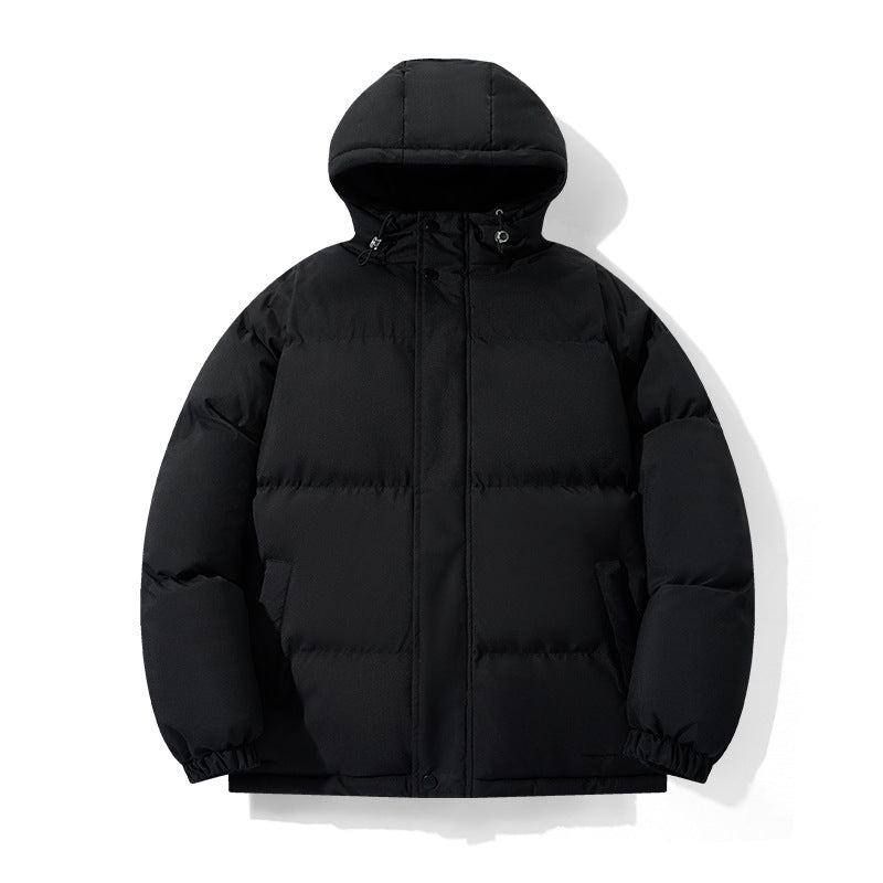 REYKJAVIK PUFFER — Oversized Hooded Down Jacket with Ribbed Cuffs