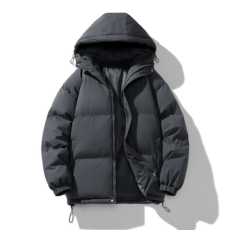 OSLO PUFFER — Oversized Hooded Down Jacket with Elastic Cuffs