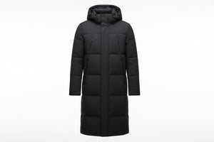 HELSINKI LONGLINE — Premium Duck Down Parka with Detachable Hood
