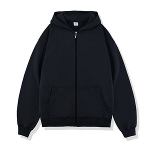 PORTLAND ZIP HOODIE — Heavyweight Terry Full-Zip Hoodie with Oversized Fit