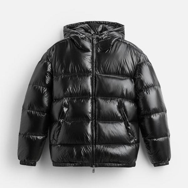 DALLAS VEST — Oversized Hooded Puffer Vest with Quilted Construction