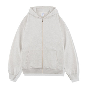 PORTLAND ZIP HOODIE — Heavyweight Terry Full-Zip Hoodie with Oversized Fit