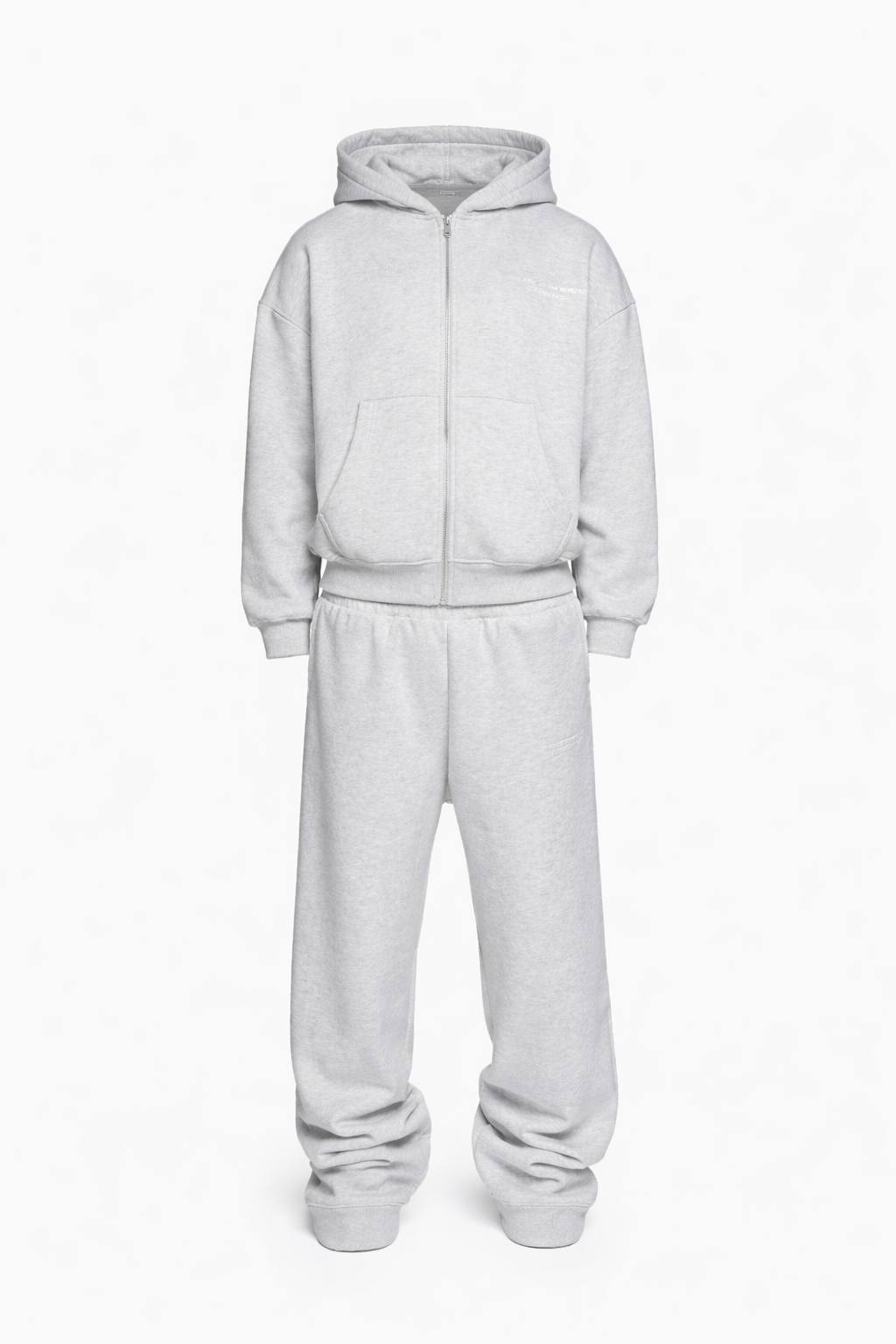 THE BROOKLYN SET — Printed Heavyweight Zip Hoodie &amp; Oversized Joggers