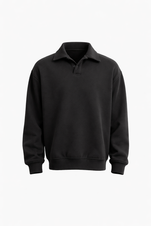 Seattle Polo  — Relaxed Collar Pullover Sweatshirt