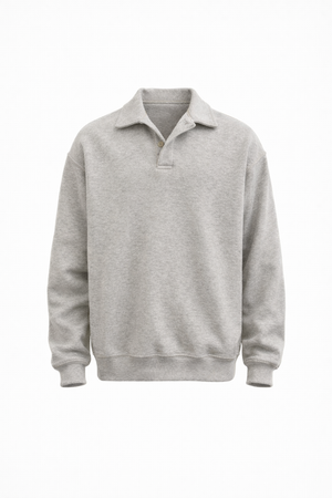 Seattle Polo  — Relaxed Collar Pullover Sweatshirt