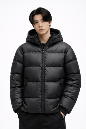 ASPEN PUFFER — Heavyweight Down Jacket with Hood