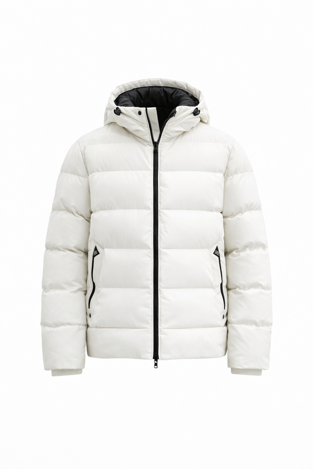 CHICAGO BOMBER — Hooded Puffer Jacket with Fleece Lining