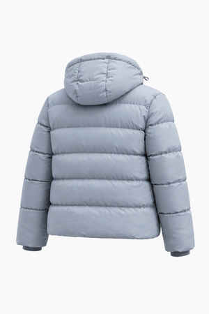 CHICAGO BOMBER — Hooded Puffer Jacket with Fleece Lining