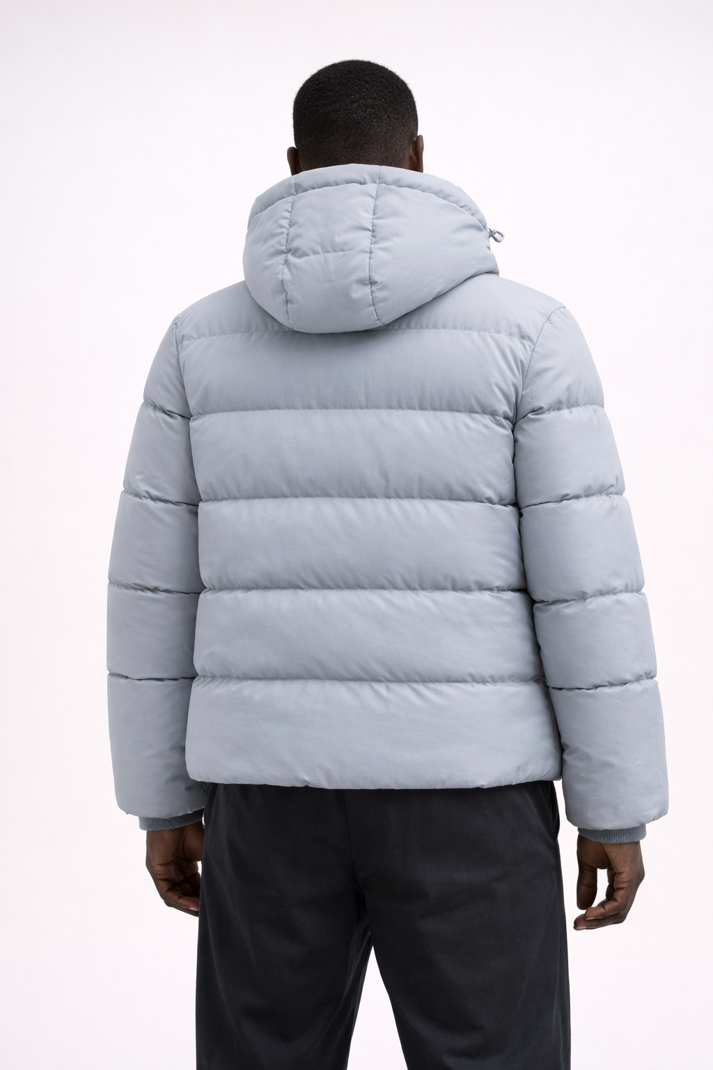 CHICAGO BOMBER — Hooded Puffer Jacket with Fleece Lining