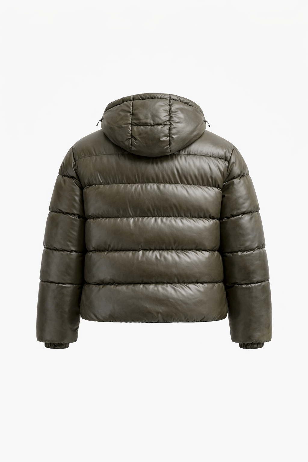 DALLAS VEST — Oversized Hooded Puffer Vest with Quilted Construction