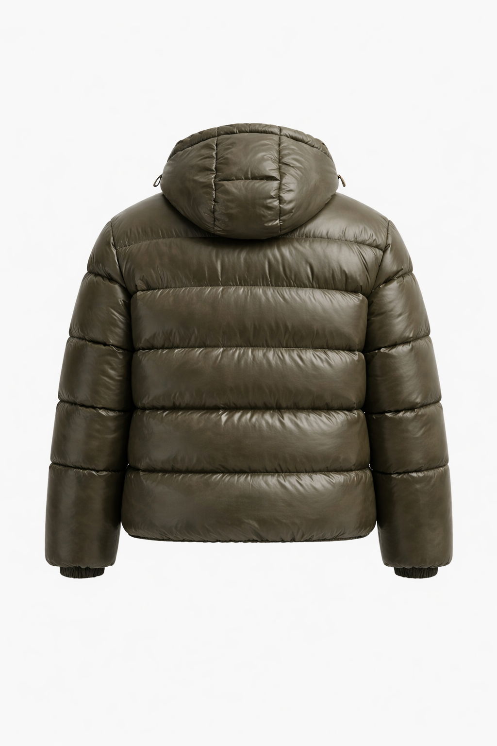 DALLAS VEST — Oversized Hooded Puffer Vest with Quilted Construction