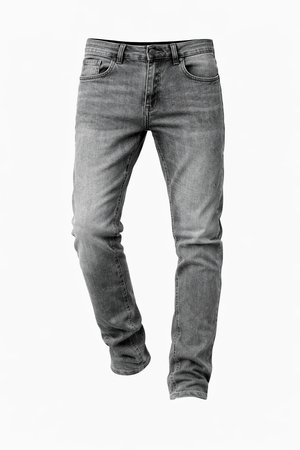 DETROIT JEAN — Stretch Skinny Denim in Washed Grey