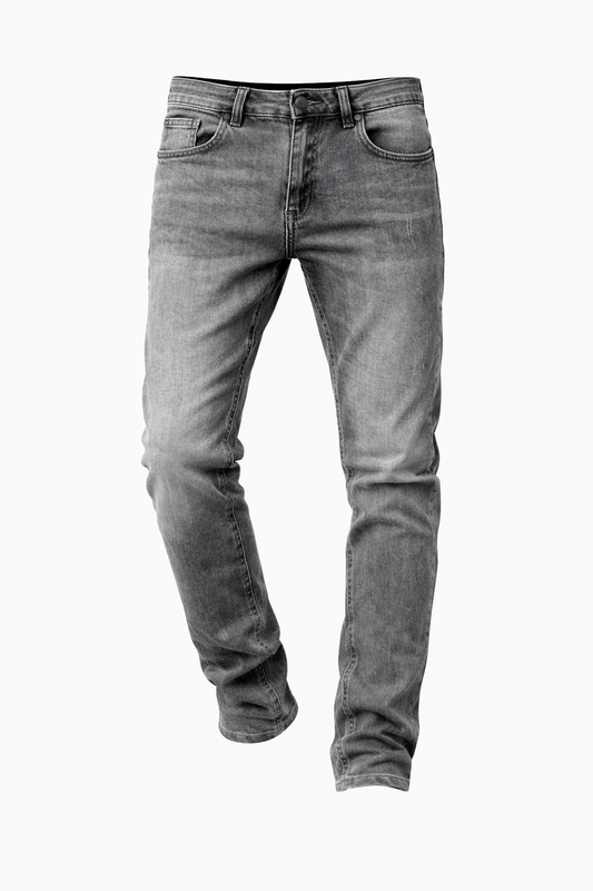 DETROIT JEAN — Stretch Skinny Denim in Washed Grey