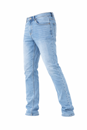 DETROIT JEAN — Stretch Skinny Denim in Washed Grey
