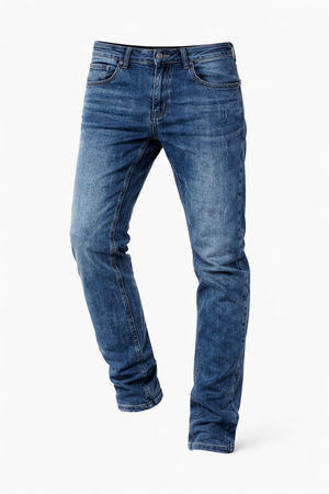 DETROIT JEAN — Stretch Skinny Denim in Washed Grey