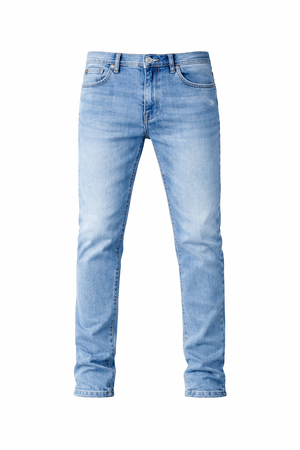 DETROIT JEAN — Stretch Skinny Denim in Washed Grey