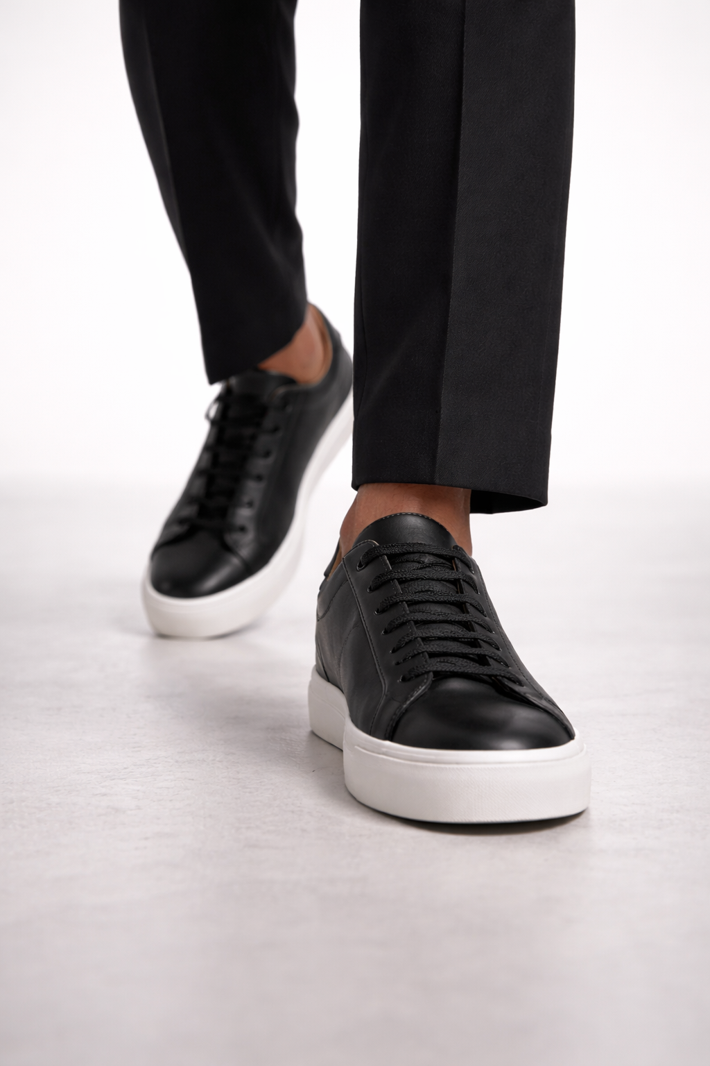 BASEL SNEAKER — Low-Top Canvas Vulcanized Sneaker with Microfiber Upper