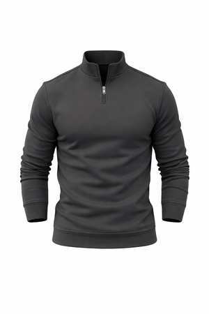 PORTLAND HALF-ZIP — Athletic Quarter-Zip Pullover with Stand Collar