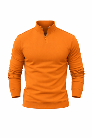 PORTLAND HALF-ZIP — Athletic Quarter-Zip Pullover with Stand Collar