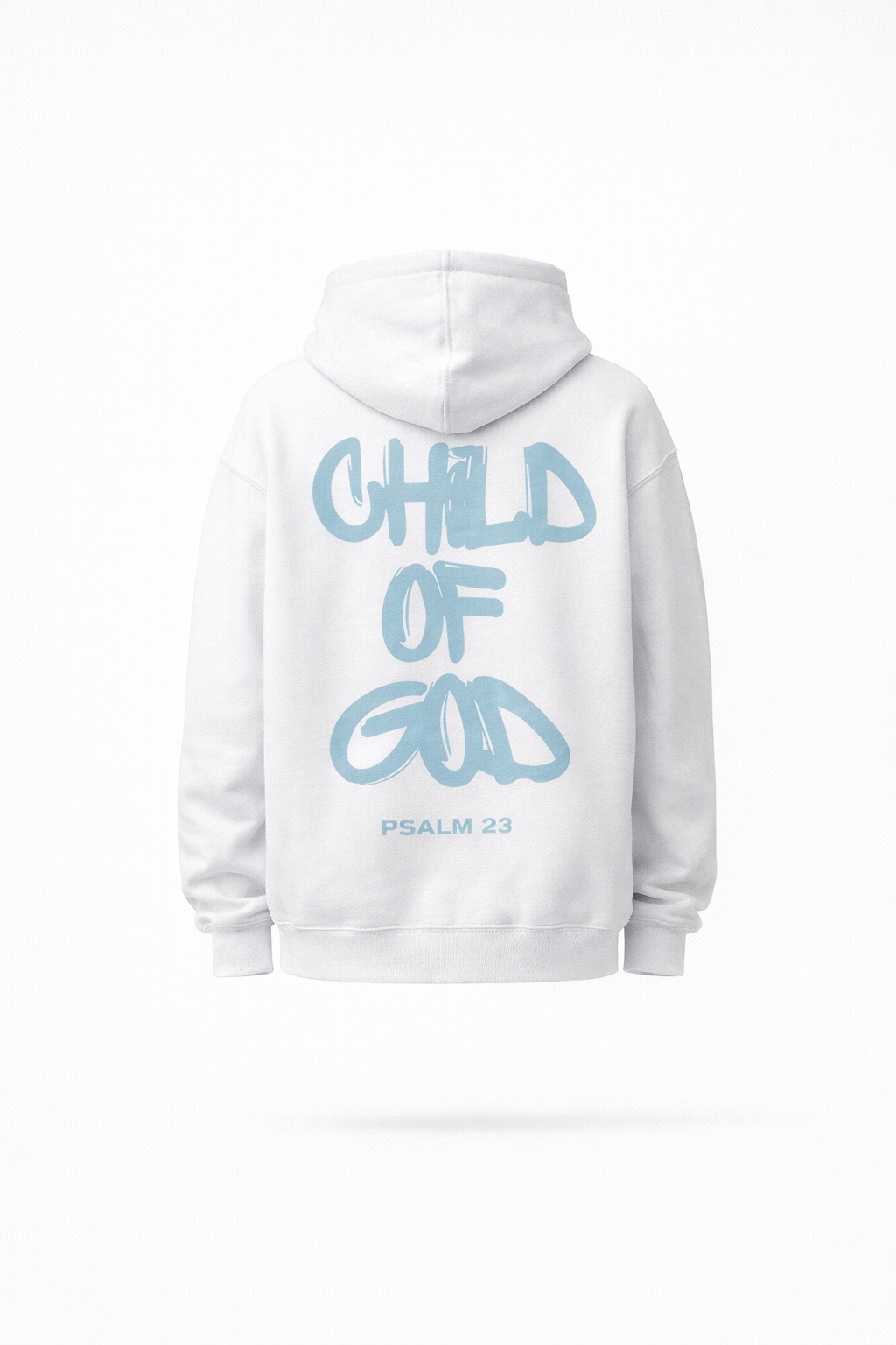 LISBON FAITH HOODIE — Oversized Graphic Pullover Hoodie with Statement Back Print