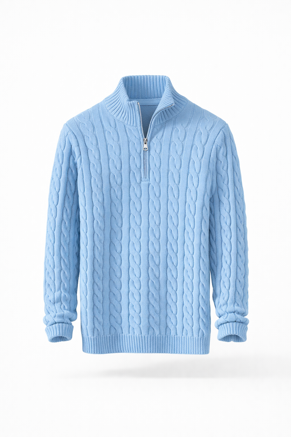 Samuel Cable Knit Half-Zip Sweater