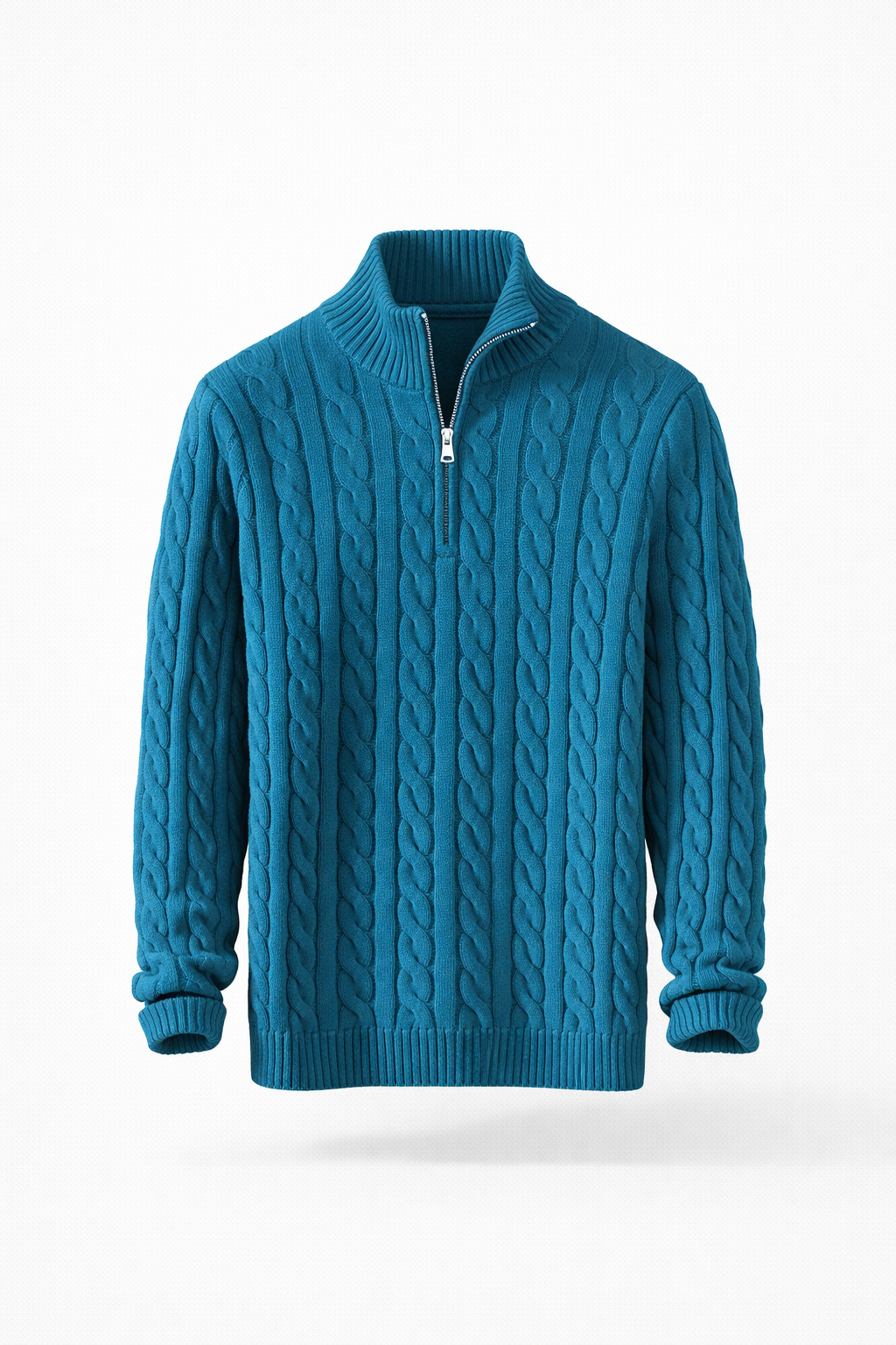 Samuel Cable Knit Half-Zip Sweater
