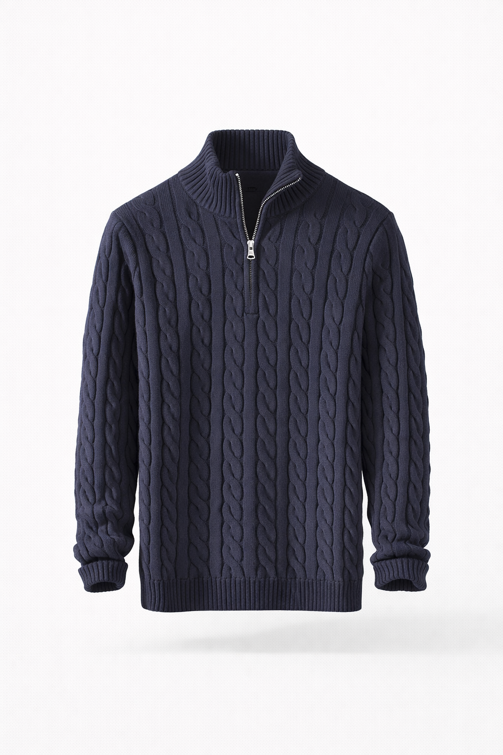 Samuel Cable Knit Half-Zip Sweater