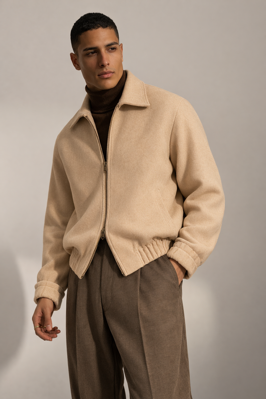 Arthur Cropped Wool Jacket