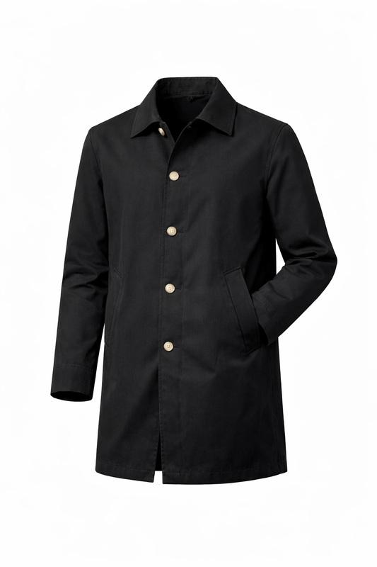 Lightweight Cotton Mac Coat