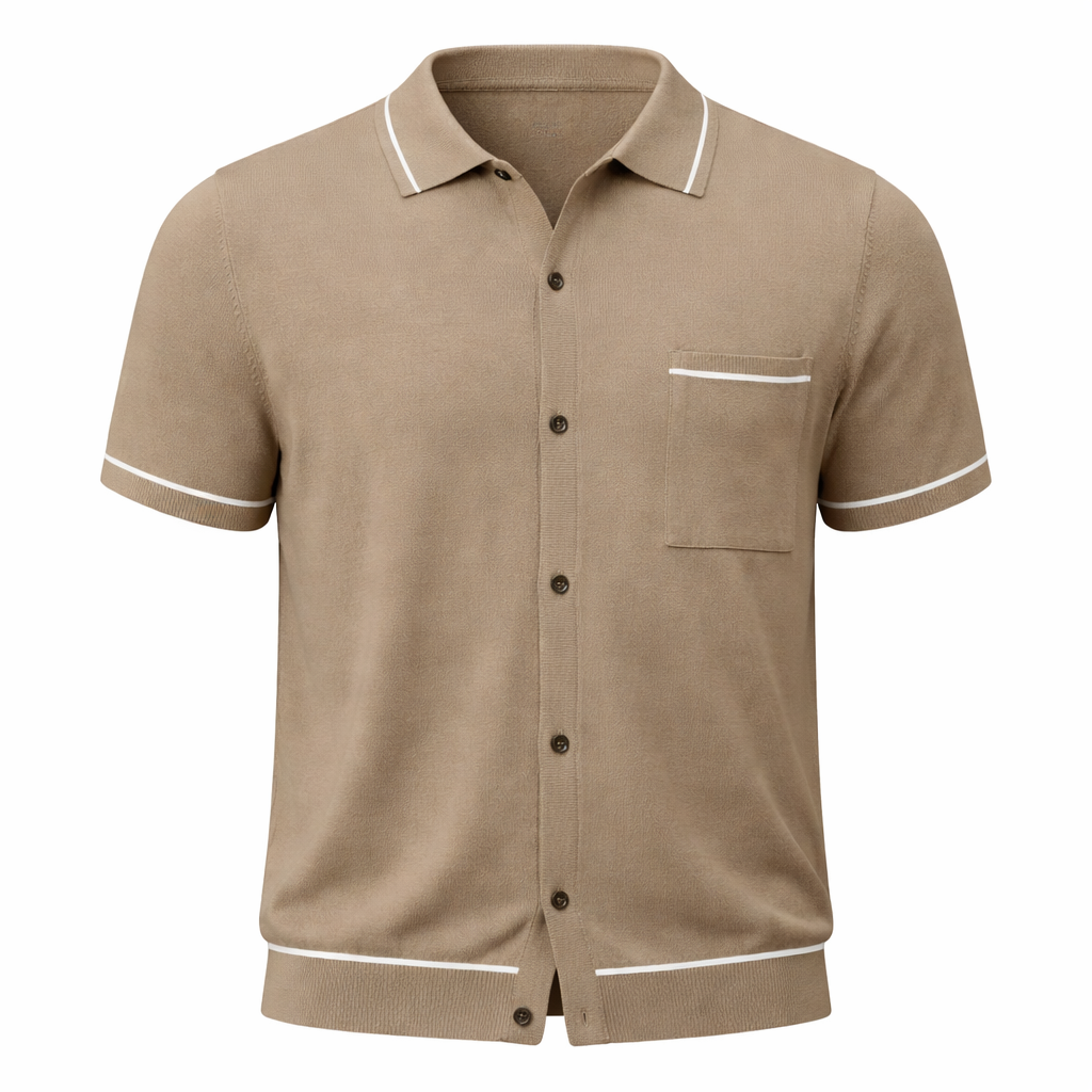 Tencel Knit Short Sleeve Shirt