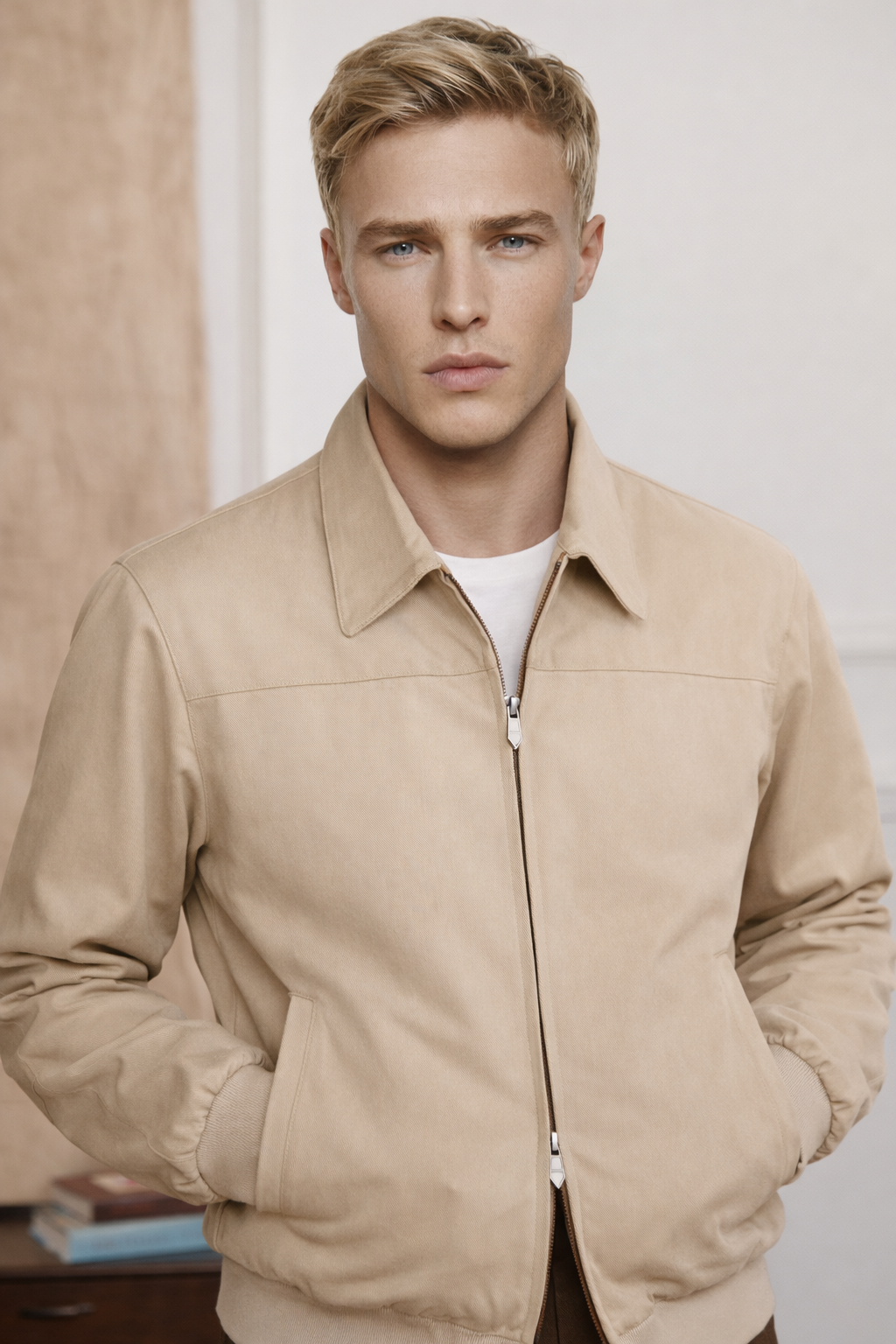 Harrison Suede Bomber Jacket