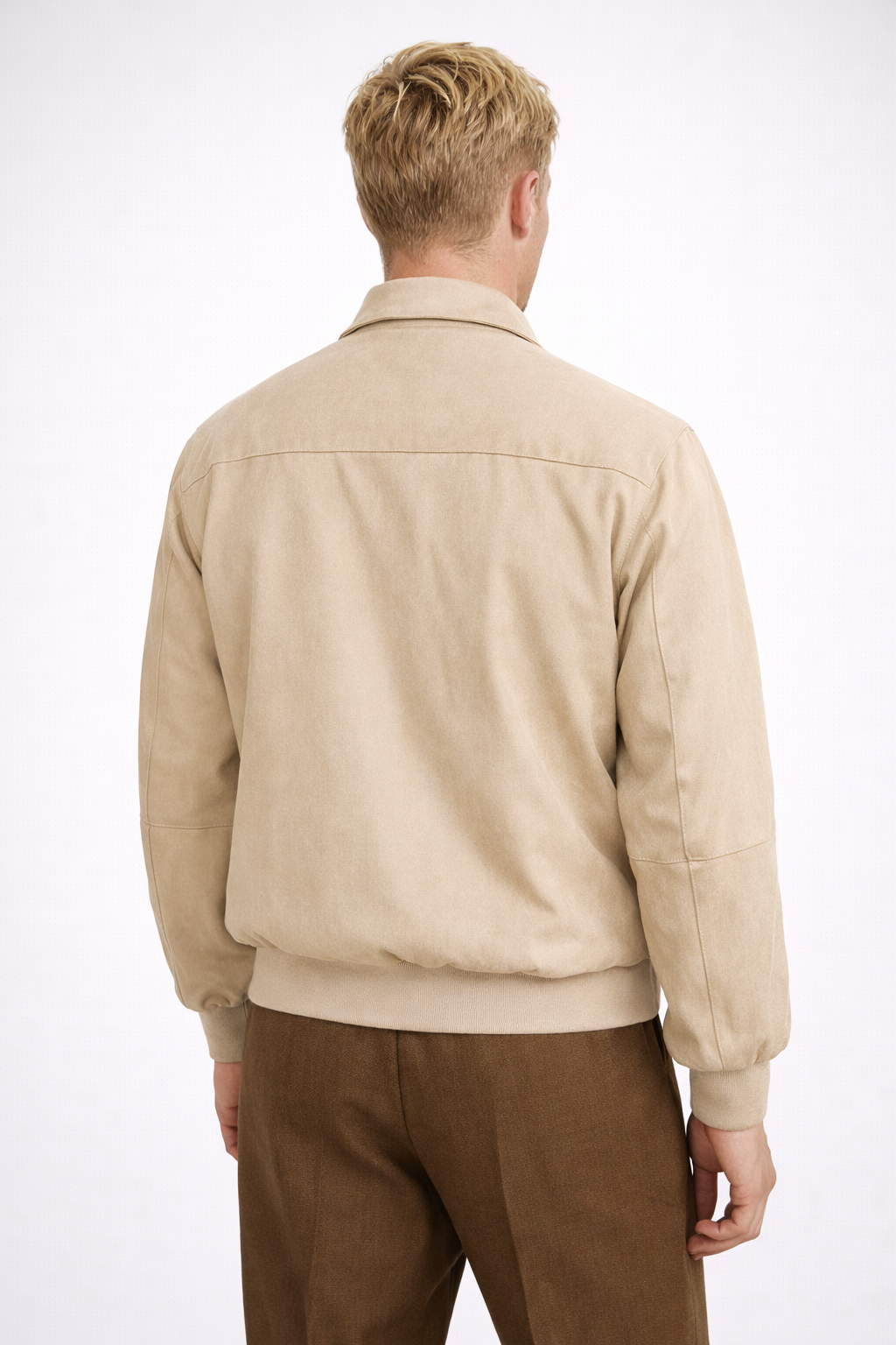 Harrison Suede Bomber Jacket