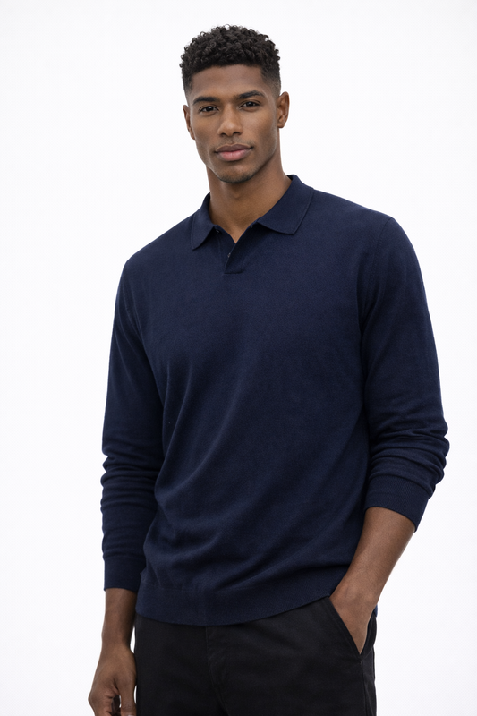 Theodore Wool Polo Sweater